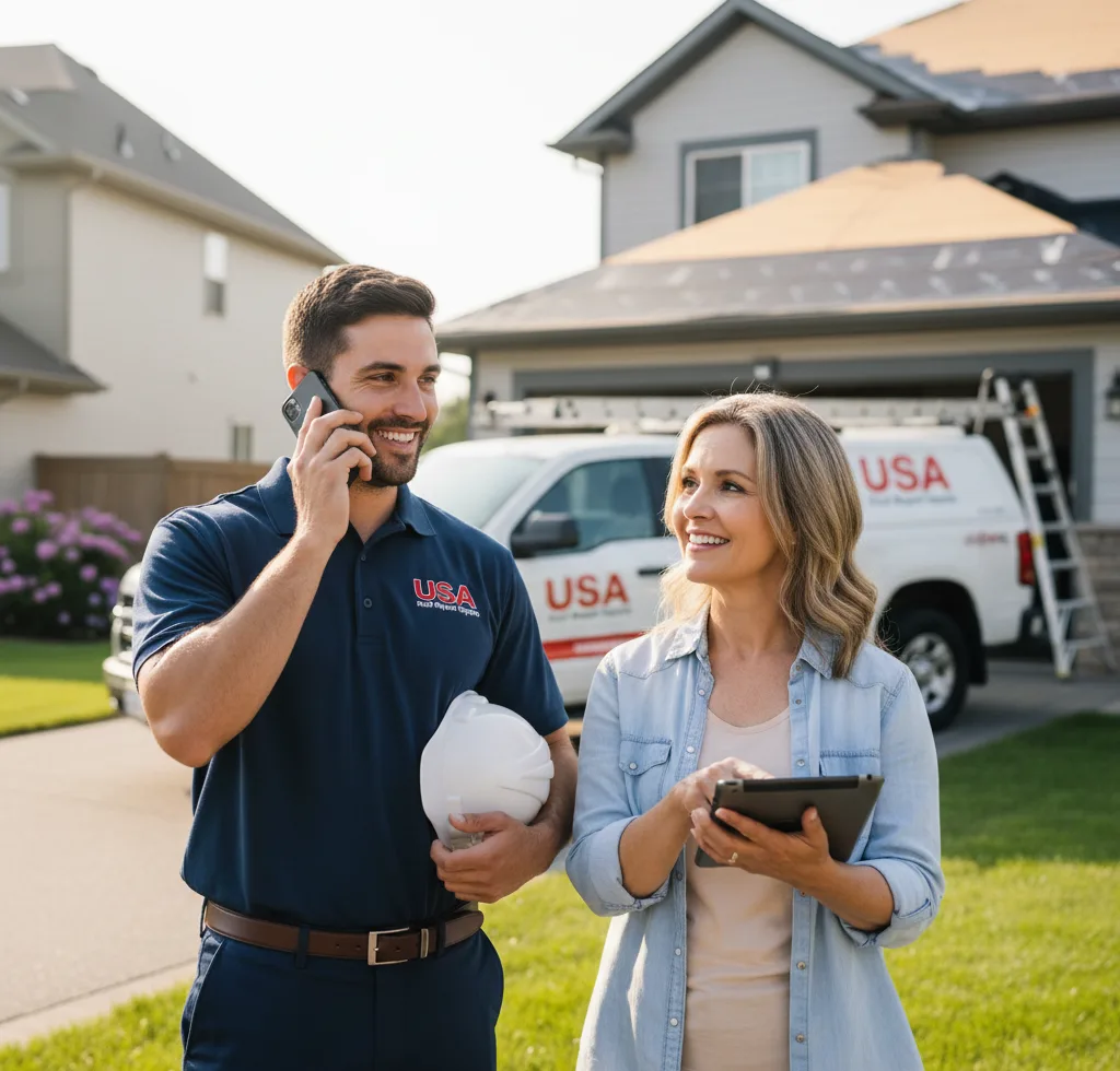 USA Roof Repair Experts customer support in La Porte